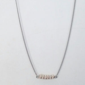 Simple Serpent Snake bone Necklace